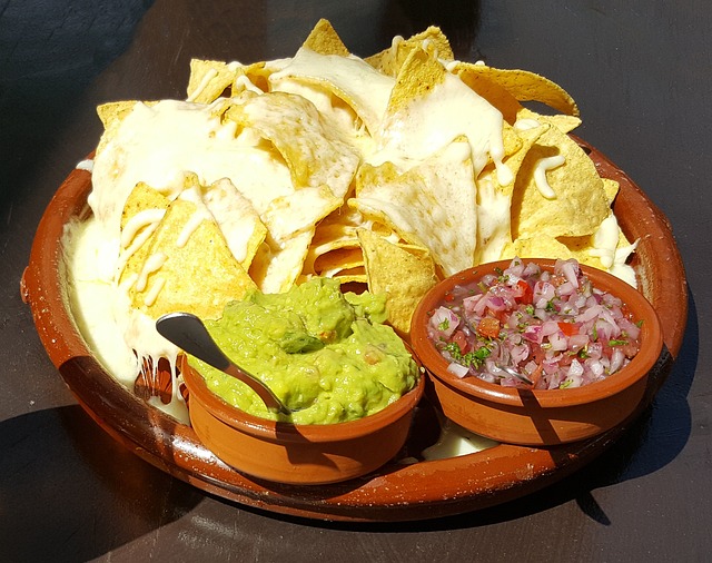 Tortilla Chips mit Agaucate Avocadocreme