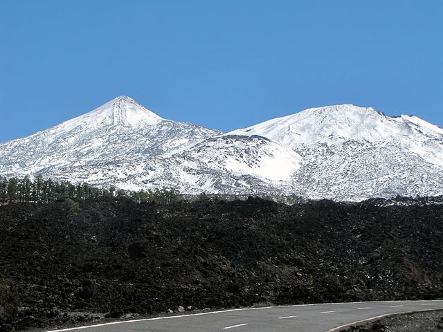 Teneriffa Teide im Winter