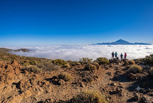 Wanderung mit Blick auf den Teide