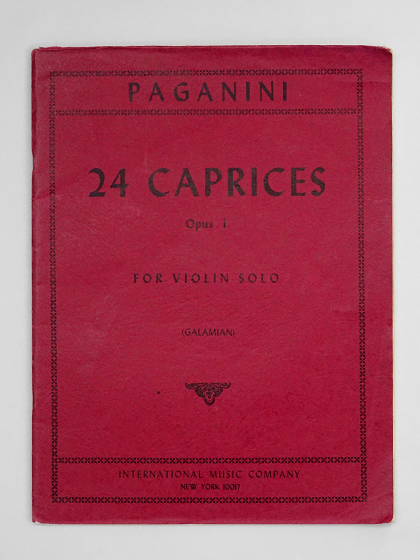 010 パガニーニ／２４のカプリース（綺想曲） - イワモト ヴァイオリン教室