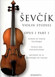 ŠEVČÍK OPUS 1 PART 1 SEVCIK セビシック セヴィシック セヴシック セブシック　ヴァイオリン教室　バイオリン　レッスン