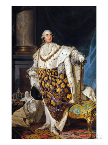 Louis XVI in Coronation Robes by Joseph Siffrein Duplessis, 1774 