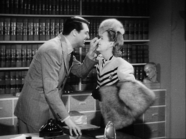 with Cary Grant