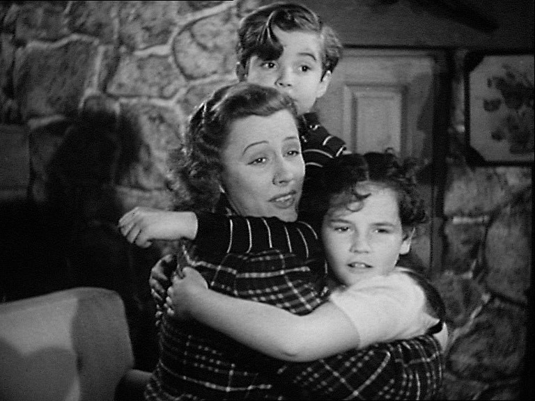with Scotty Beckett and Mary Lou Harrington
