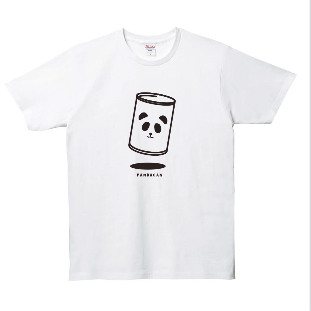 パンだ缶（PANDACAN）Tシャツが新登場