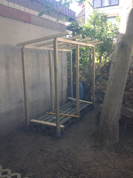 Holzunterstand - Heimwerker - tutorial zum Thema DIY