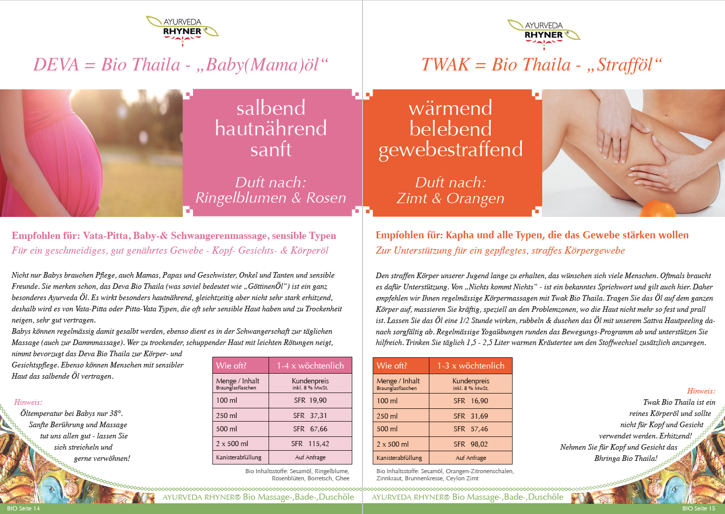 Seite 10-11 - DEVA Bio Thaila & TWAK Bio Thaila