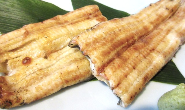 国産うなぎの白焼き！