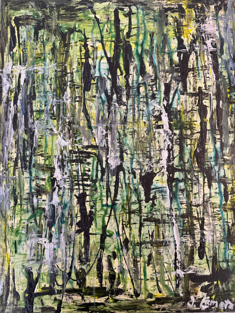 „birken“ 40x50, Malkarton