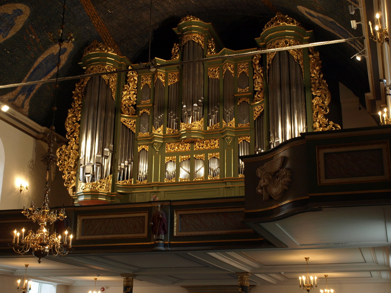 mit der Orgel