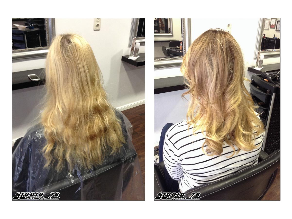 natürlich blondes Haar, oder einfach "Bronde" ) Studio 78