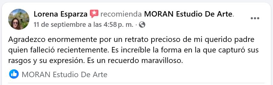 Mauricio Moran Estudio De Arte comentario