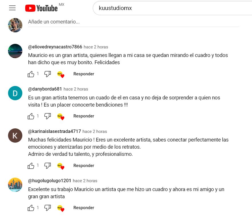 Mauricio Moran Estudio De Arte comentario