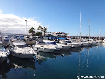 Yachten im Hafen von Colon