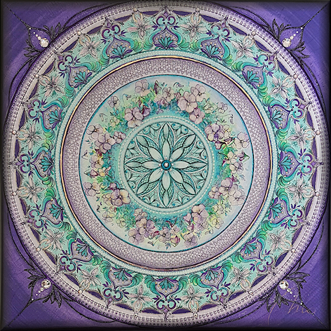 Mandala Tanz der Schmetterlinge