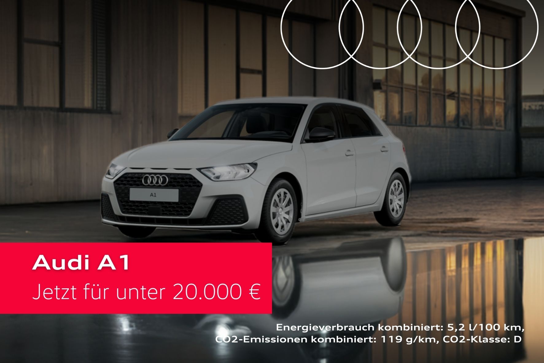 Sichern Sie sich einen neuen Audi A1 für unter 20.000 €