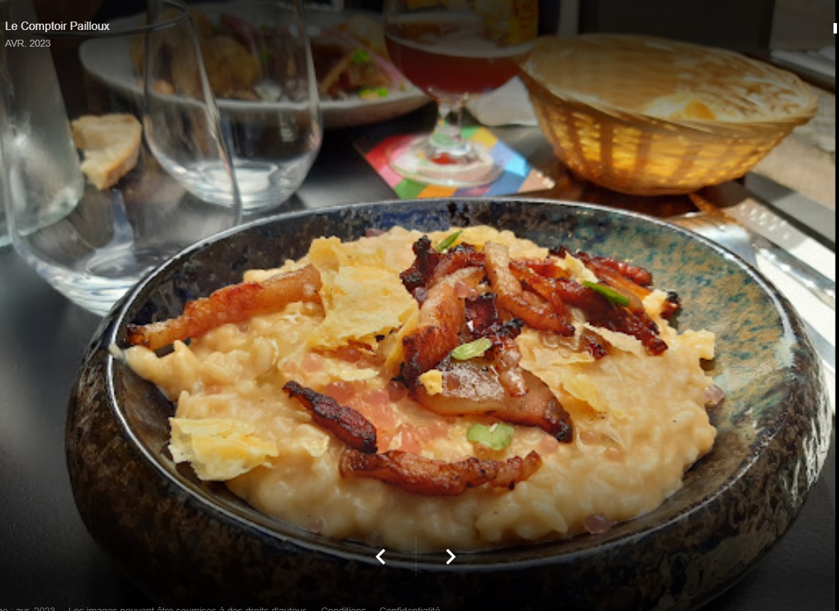 Risotto comme une carbonnara