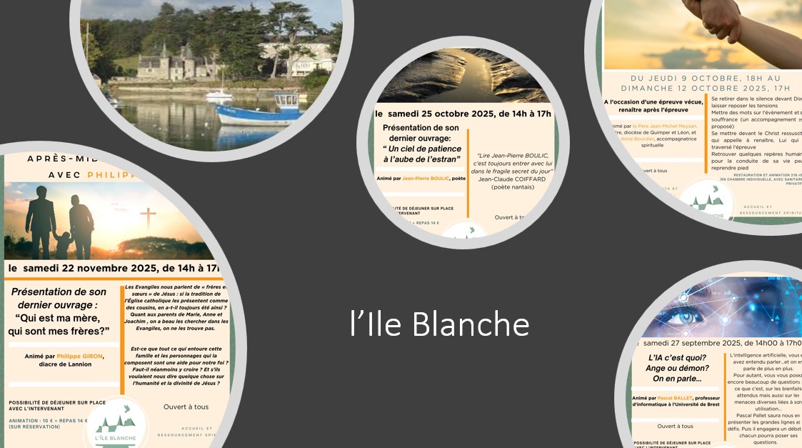 Le centre de l'Ile Blanche vous propose ...