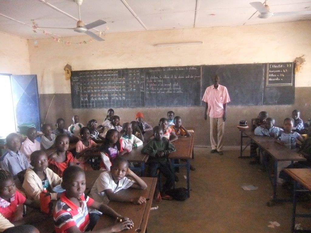 Classe de CM à Saint-Léonard