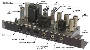 Lampes V1 V2 etc tubes Layout et fonction