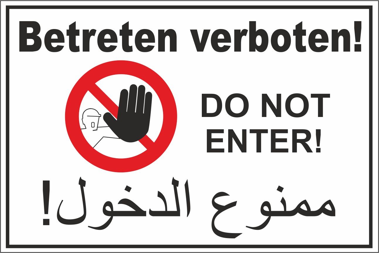 Verboten Englisch Verboten Englisch