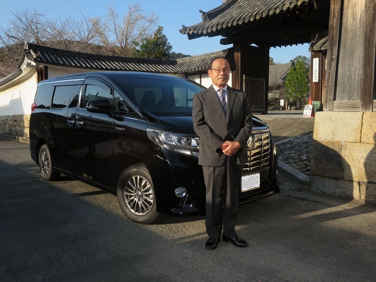 京都観光タクシー　英語ガイド　永田信明