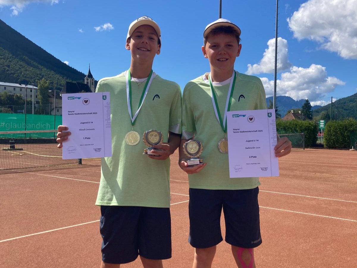 2 Stadtmeistertitel für den ATSV Steyr Tennis !!