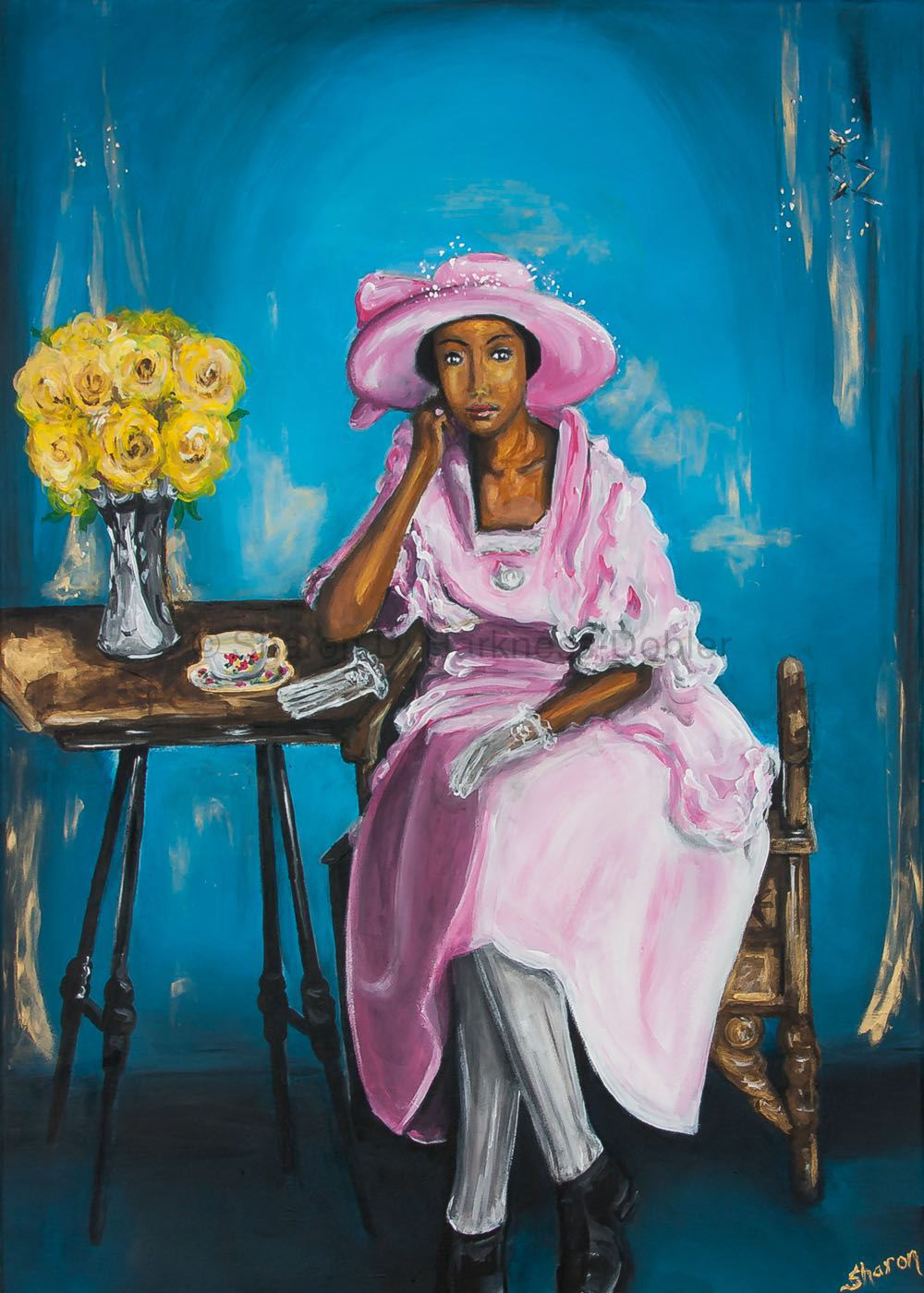 Tea In The Blue Room, Sold- Germany