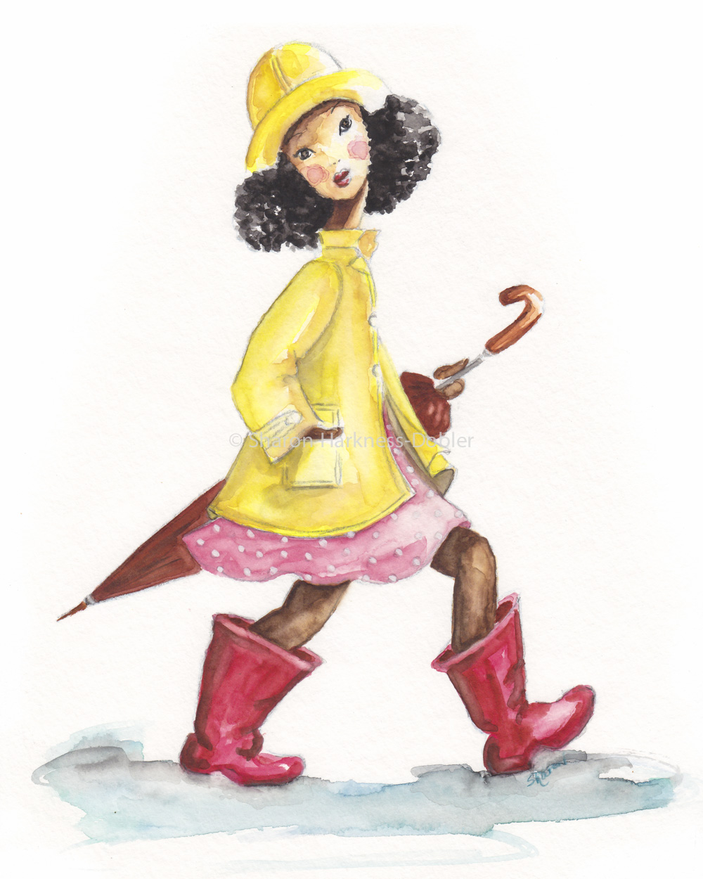 Raincoat and Wellies, Sold- Georgia, United States