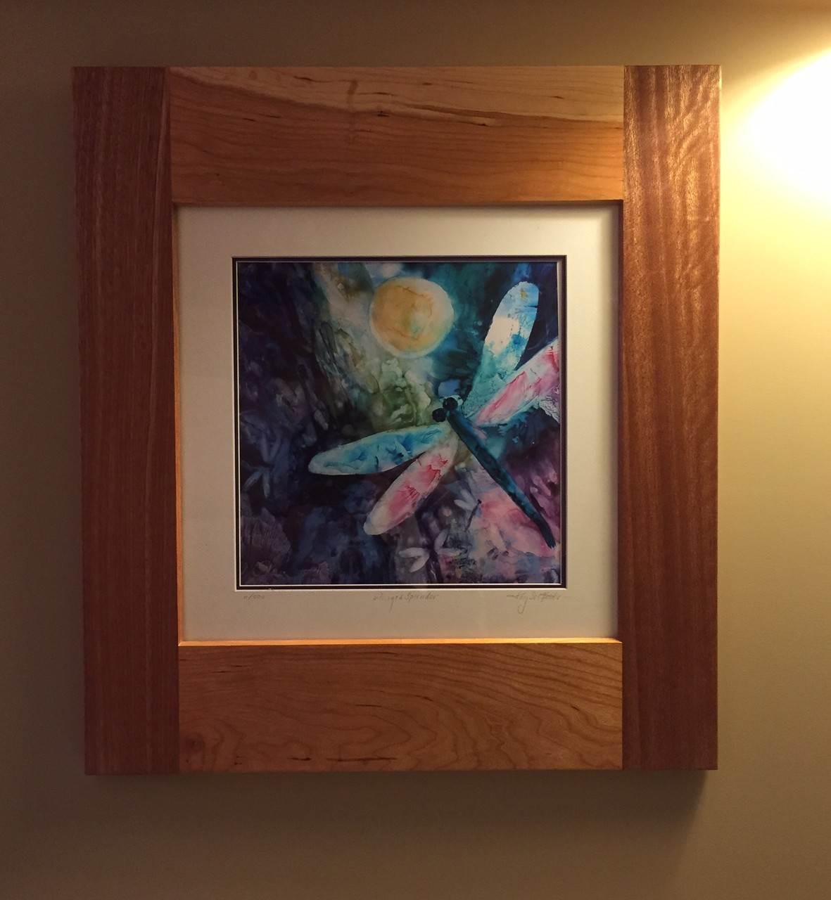 Cherry and Mahogany Picture Frame