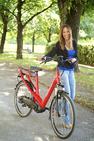 Ein e-Bike hat viele Vorteile - Ergonomie ist einer dieser Vorteile.
