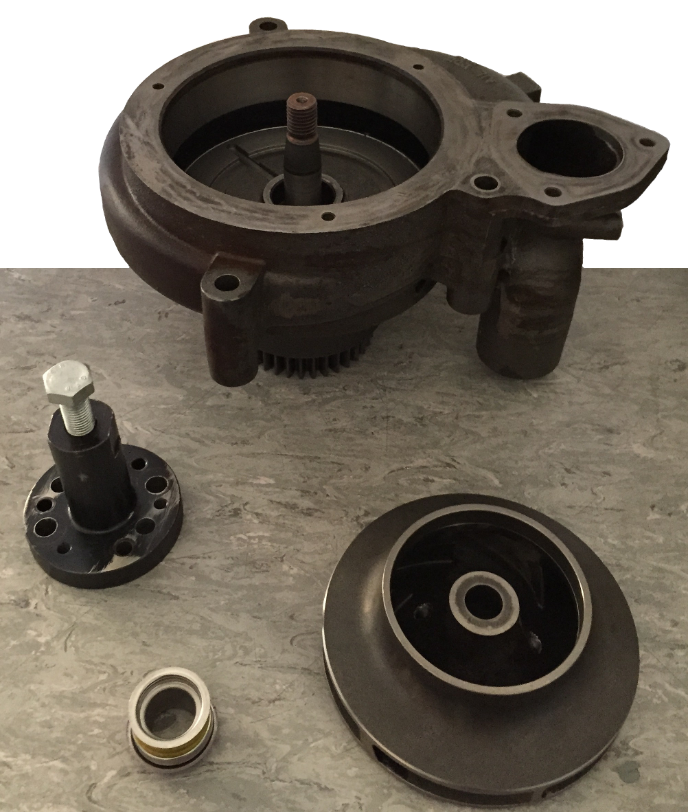 Overhaul of coolant pump