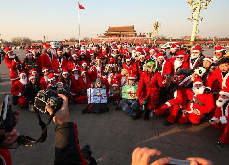 Weihnachten in China Sprachschule Dong für Chinesisch