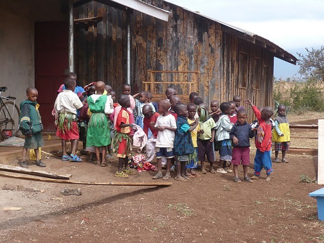 Die Kinder der Enduet Primary School