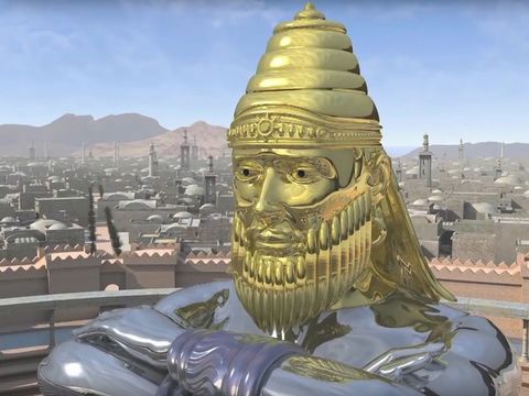 La tête en or de la statue du rêve de Nébucadnetsar représente Babylone