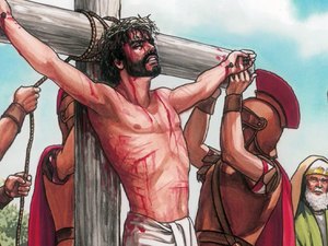 Jésus est crucifié par les Romains