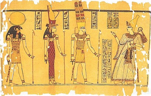 La triade de Thèbes est constituée par Amon, Mout et leur fils Khonsu.