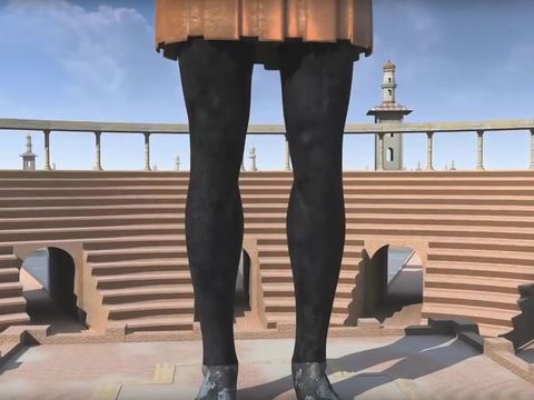 Les jambes en fer de la statue du rêve prophétique de Nébucadnetsar représentent l'empire romain