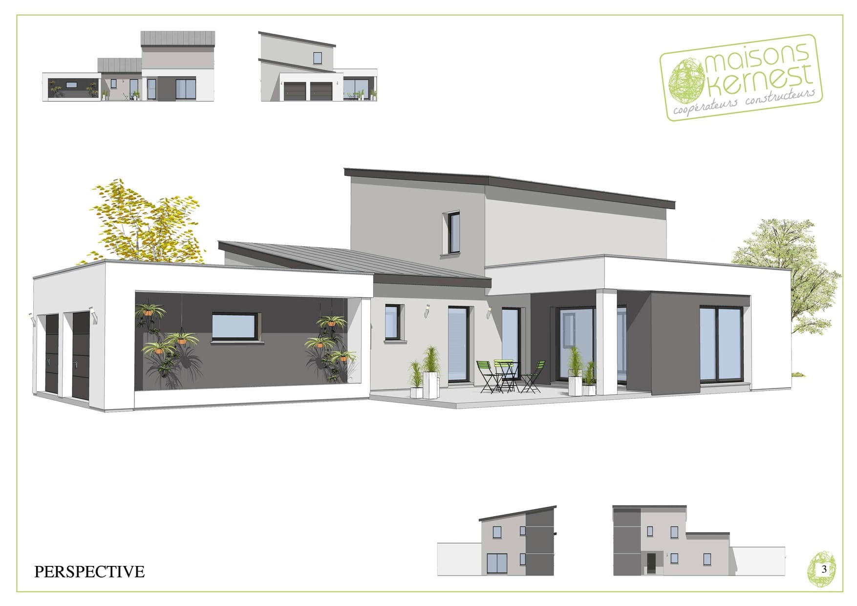 1 Idee De Style De Plan Archi Maison Individuelle Moderne