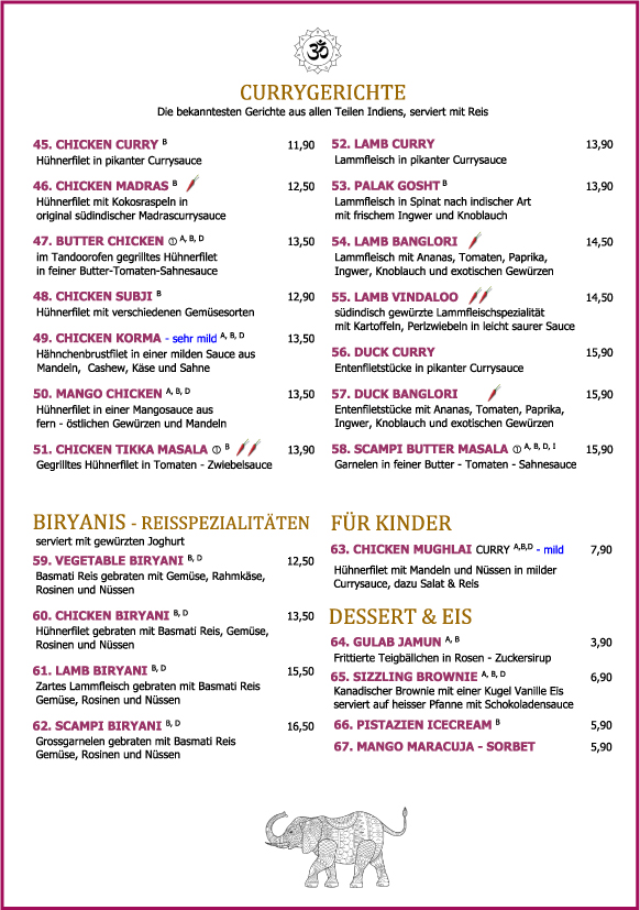 Curry Dishes Chicken Curry Best Butter Chicken in Berlin Chicken Tikka Masala Dum Biryani 