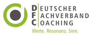 "Das Bild zeigt das Logo vom Deutschen Dachverband Coaching."