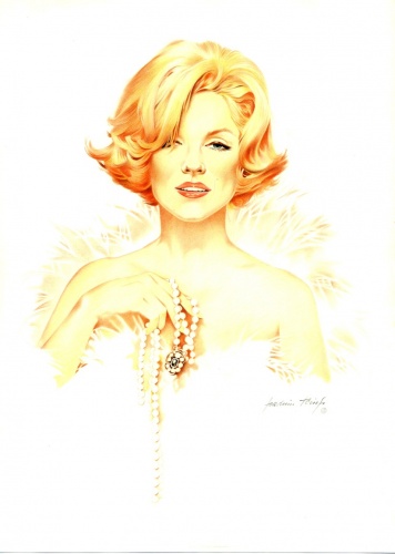 Marylin Monroe, Portrait by Joachim Thiess