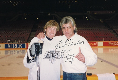 Joachim Thiess und Wayne Gretzky