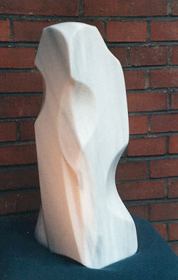 gegenüber,  Marmor, 1996, 50 cm H