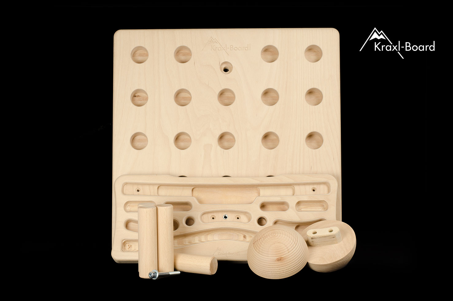 Kraxlboard Classic & Pegboard & Sloper SPARSET KletterTrainingsboard