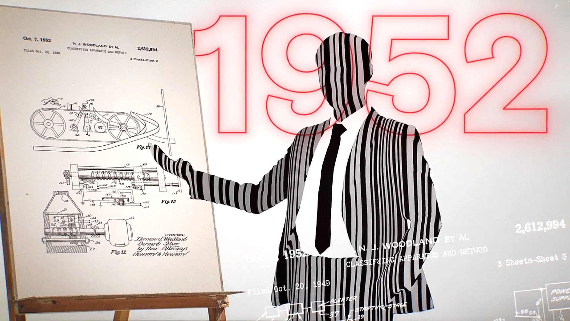 Перший штрих-код був круглим!