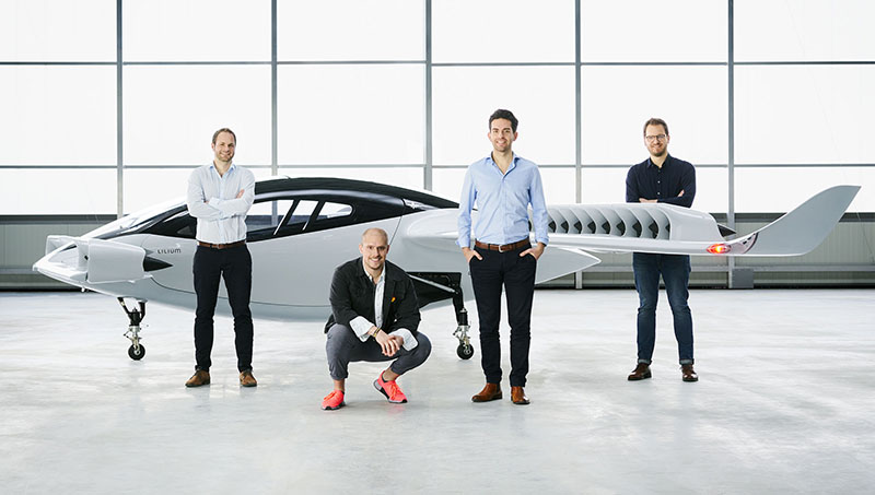 Таксі з вертикальним злетом Lilium Jet