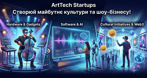 ArtTech Startups Battle: Створюй майбутнє культури та шоу-бізнесу!