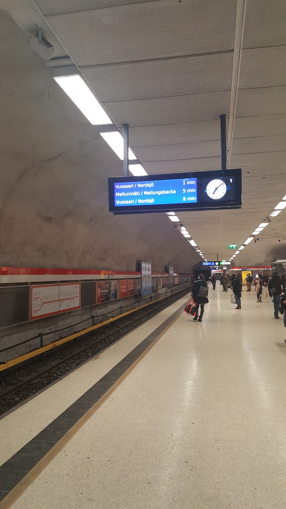 U-Bahn in Helsinki... sieht aus, wie in Deutschland.