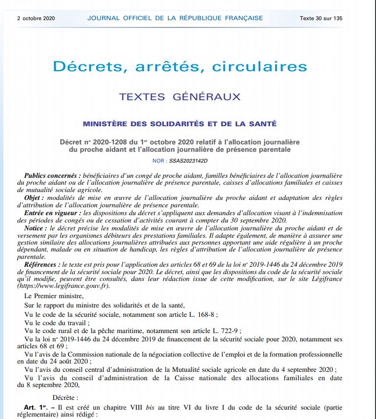 lettre de mise en disponibilité secteur privé